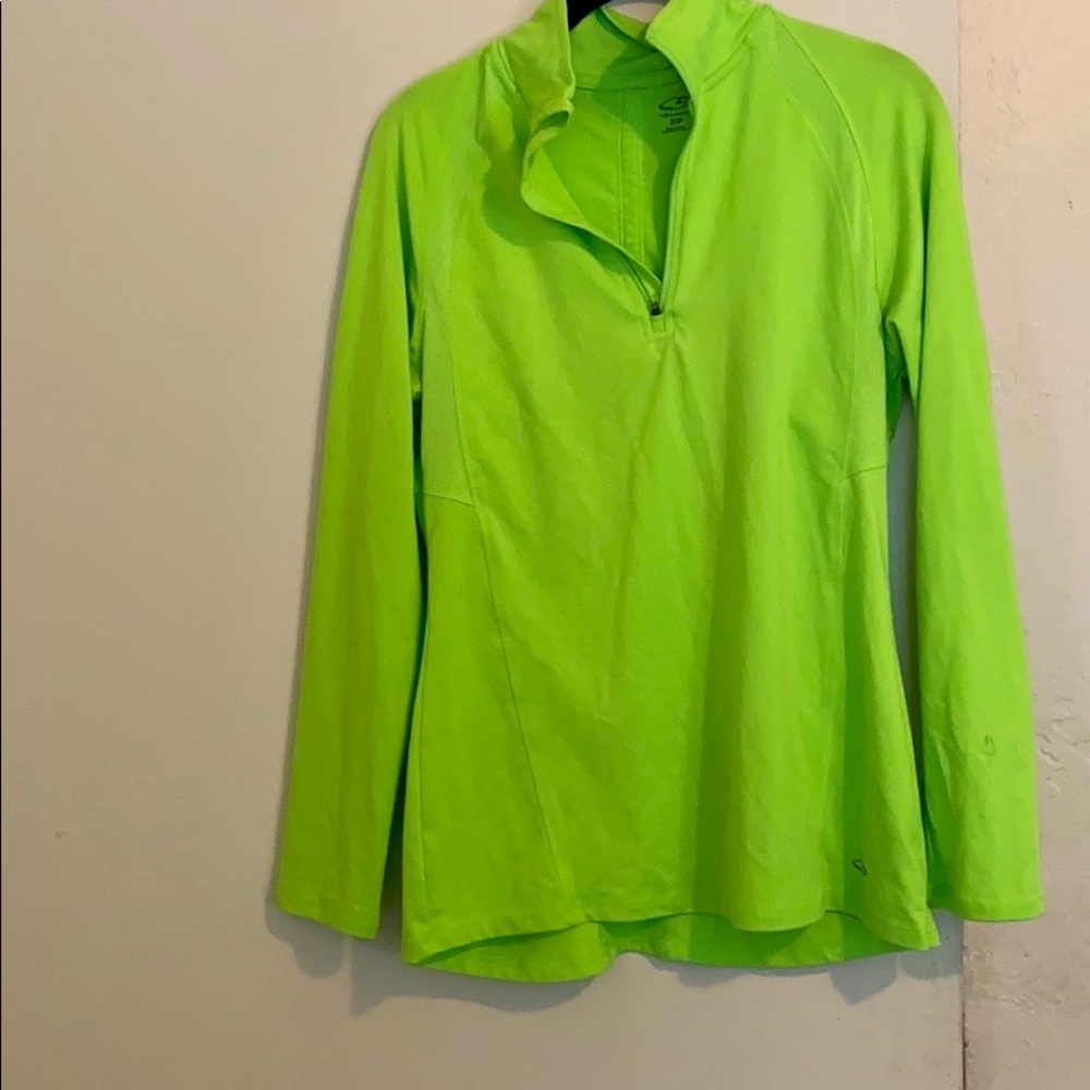 Vibrant Green Half Zip